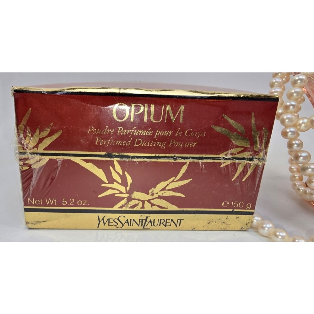 Sealed Scarce YSL Opium Perfumed Dusting Powder 5.2oz 150g Vintage 1997 Boxed